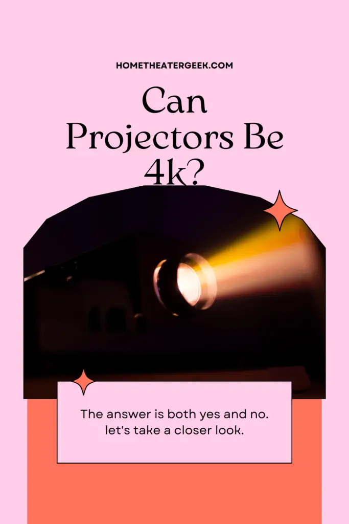 Can Projectors Be 4k