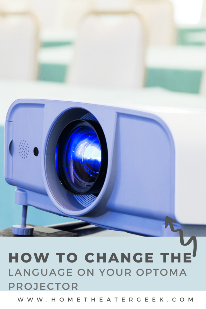 How to Change the Language on your Optoma projector